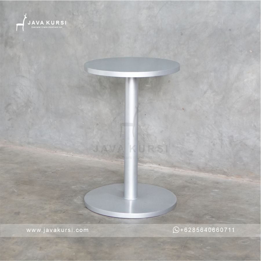 Meja Cafe Bulat Besi - Gambar 2