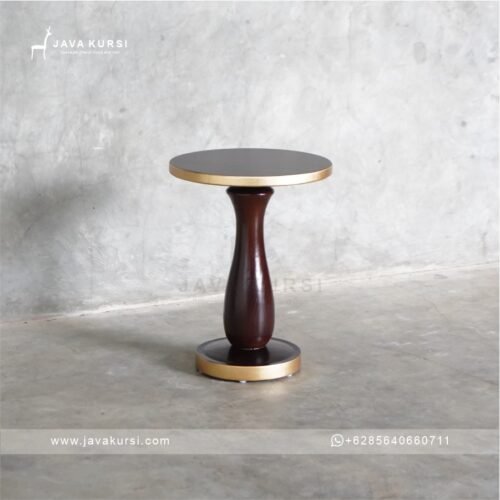 Side Table Bulat Jati, Side Table Jati, Meja Samping Jati, Meja Bulat Jati, Meja Kayu Jati, Meja Samping Minimalis, Side Table Minimalis, Side Table Kayu Jati, Meja Tamu Jati, Meja Samping Sofa, Furniture Jati, Furniture Jepara, Mebel Jati, Meja Jati Minimalis, Side Table Custom
