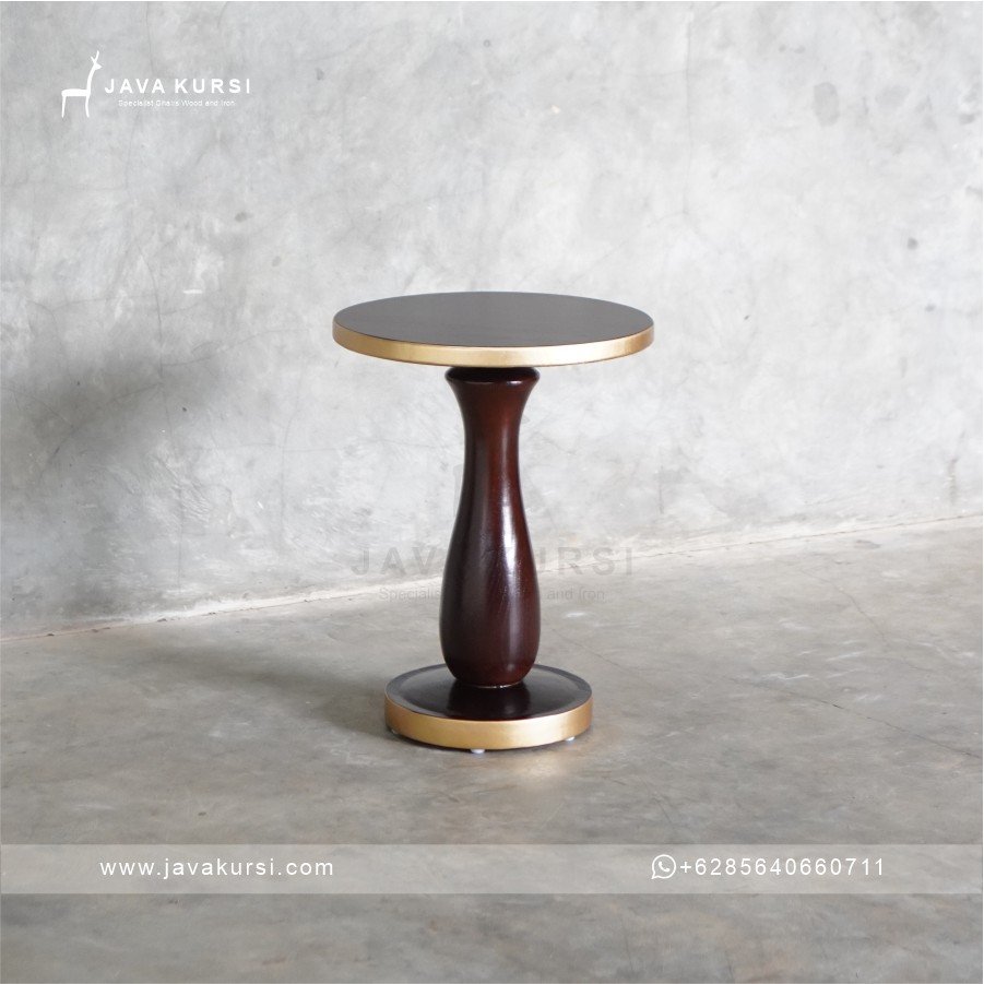 Side Table Bulat Jati, Side Table Jati, Meja Samping Jati, Meja Bulat Jati, Meja Kayu Jati, Meja Samping Minimalis, Side Table Minimalis, Side Table Kayu Jati, Meja Tamu Jati, Meja Samping Sofa, Furniture Jati, Furniture Jepara, Mebel Jati, Meja Jati Minimalis, Side Table Custom