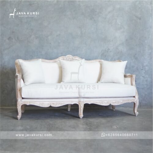 Sofa 3 Seater Klasik Minimalis Jati