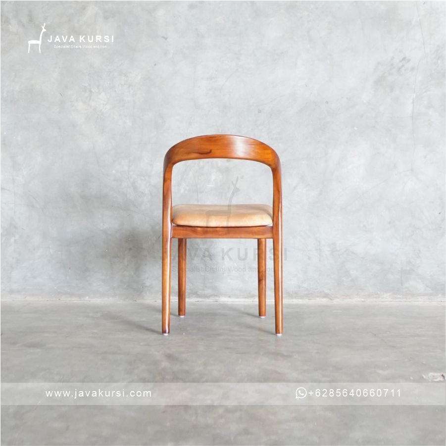 Kursi Makan Cafe Jati Minimalis - Gambar 4