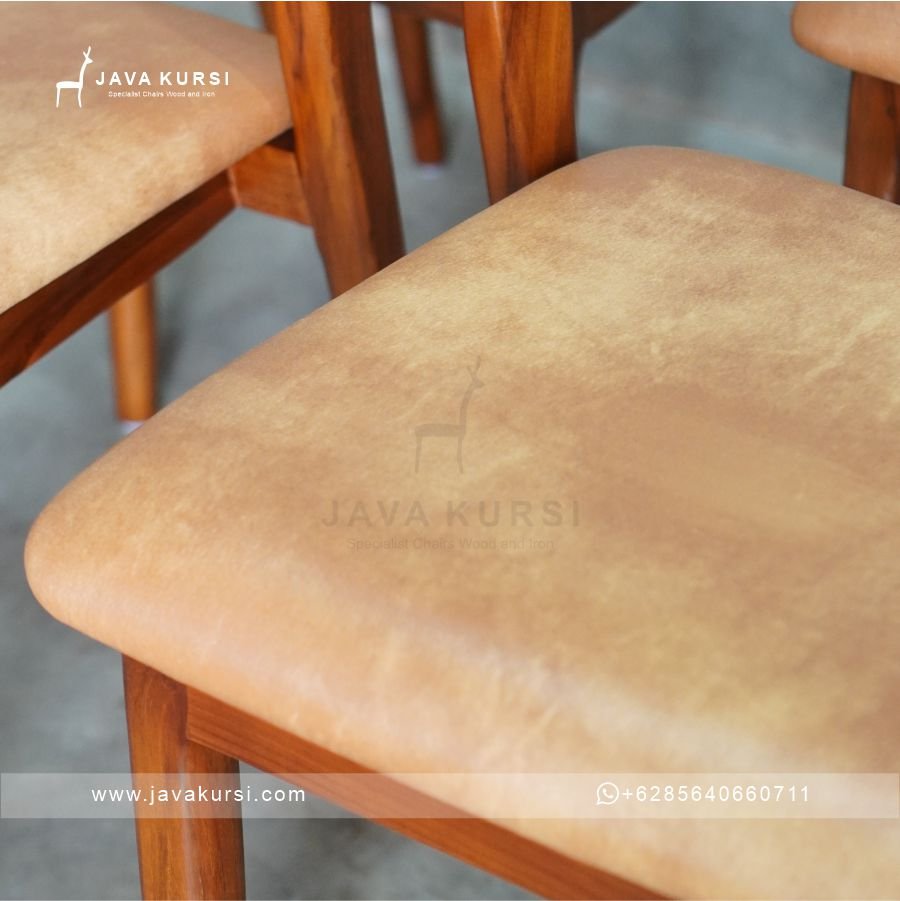 Kursi Makan Cafe Jati Minimalis - Gambar 8