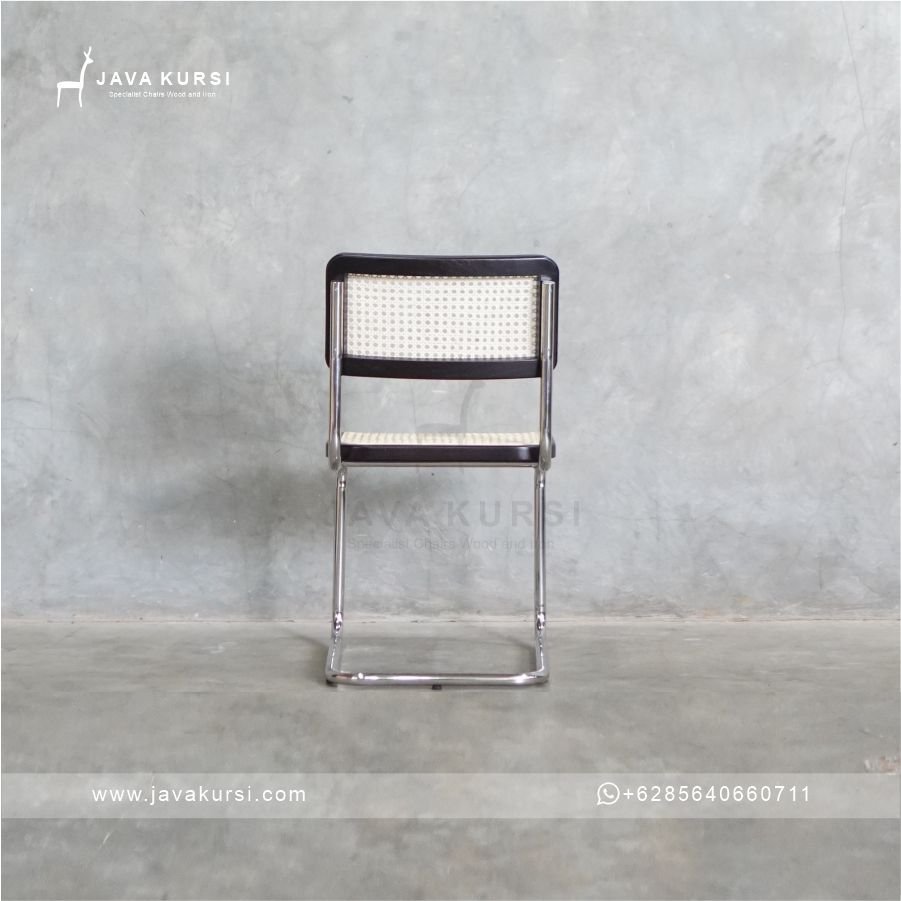 Kursi Makan Stainless Kombinasi Rotan - Gambar 4
