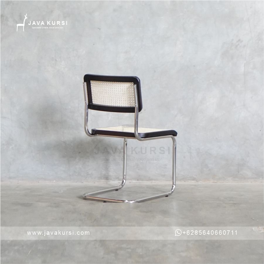 Kursi Makan Stainless Kombinasi Rotan - Gambar 5