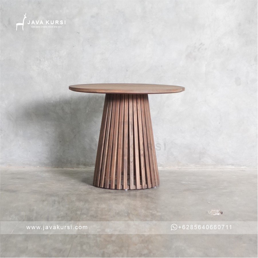meja makan bundar jati minimalis, meja makan bulat jati, meja makan kayu jati, meja makan bundar minimalis, meja makan jati modern, meja makan elegan, meja makan keluarga, furniture ruang makan, meja makan natural, furniture kayu jati, meja makan Jepara, meja makan minimalis modern, java kursi