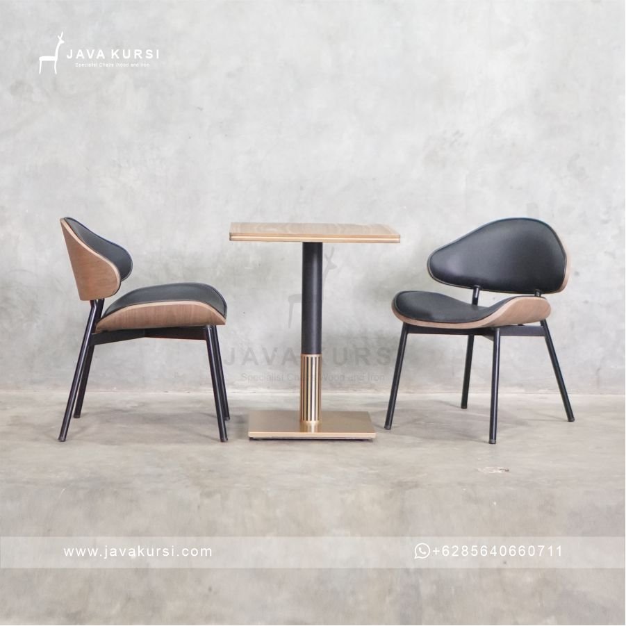 Set Meja Kursi Restoran Jati Minimalis - Gambar 4