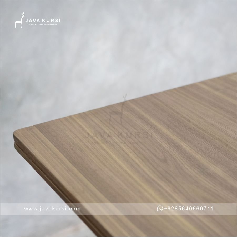 Set Meja Kursi Restoran Jati Minimalis - Gambar 7