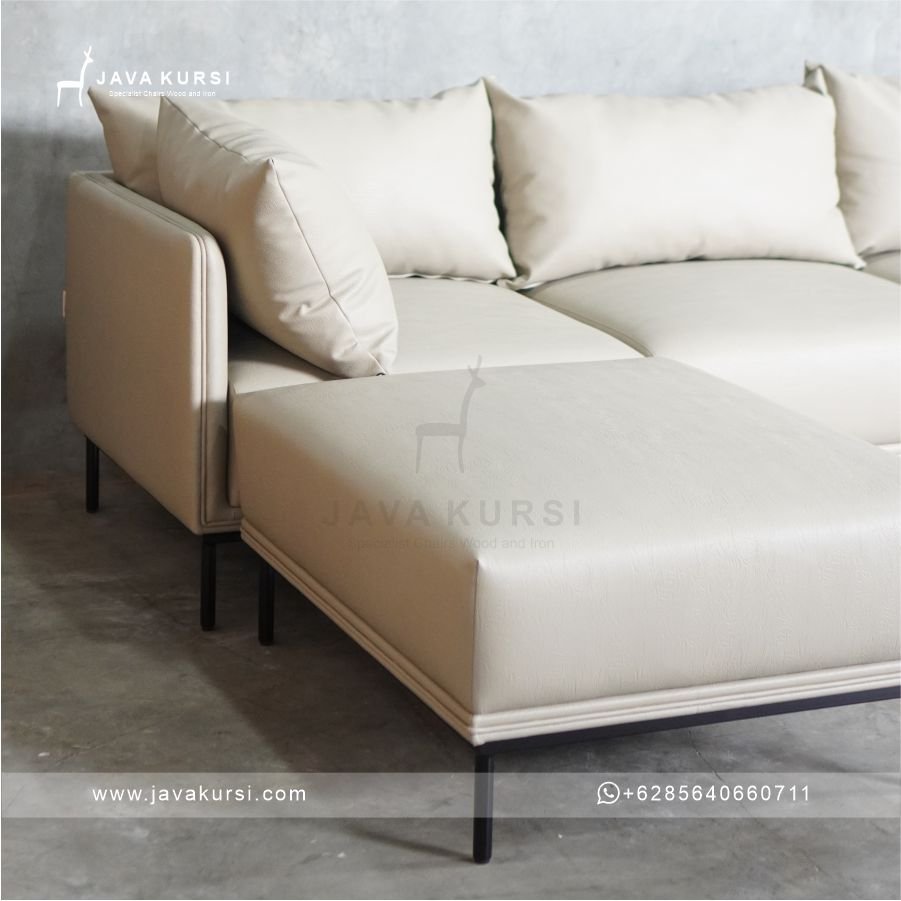 Sofa L Shape Jok Minimalis - Gambar 2